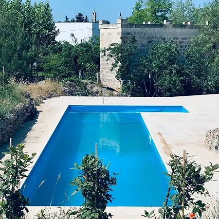 Fata Bianca Salento - Giardino Botanico Con Piscina בית נופש